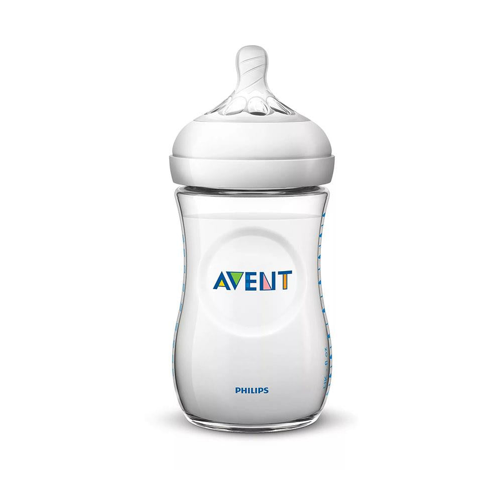 Philips Avent Natural Baby Bottle Teats Anti-Colic Slow Flow 0+ Months 2 Pack - Clear