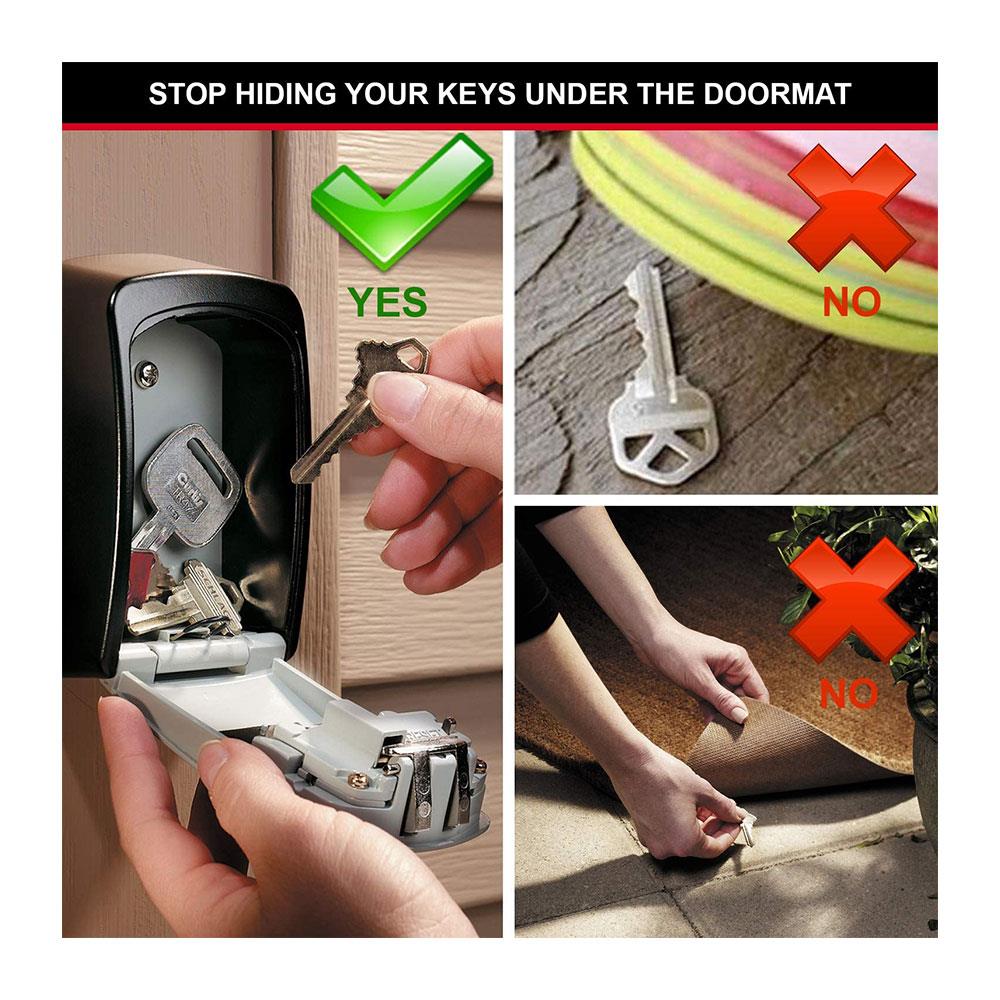 Master Lock Select Access Wall Mount Key Storage Security Lock Box - Black/Silver Secondary image