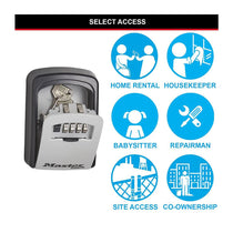 Master Lock Select Access Wall Mount Key Storage Security Lock Box - Black/Silver