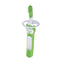 MAM Massaging Brush For Babys Oral Care Toothbrush With Safety Shield Suitable From 3 Months Plus - Green