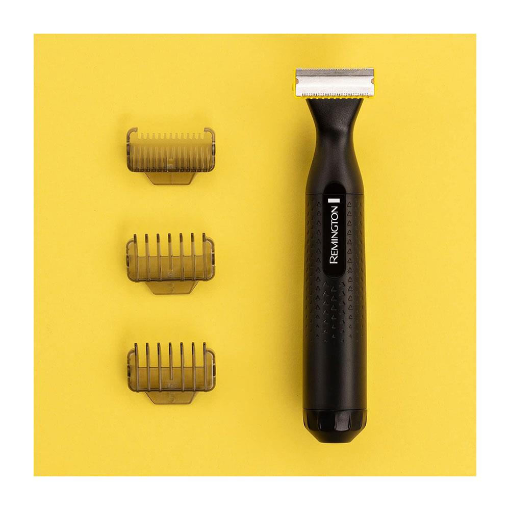 Remington Omniblade Hybrid Stubble Trimmer And Shaver With 3 Stubble Combs - Black
