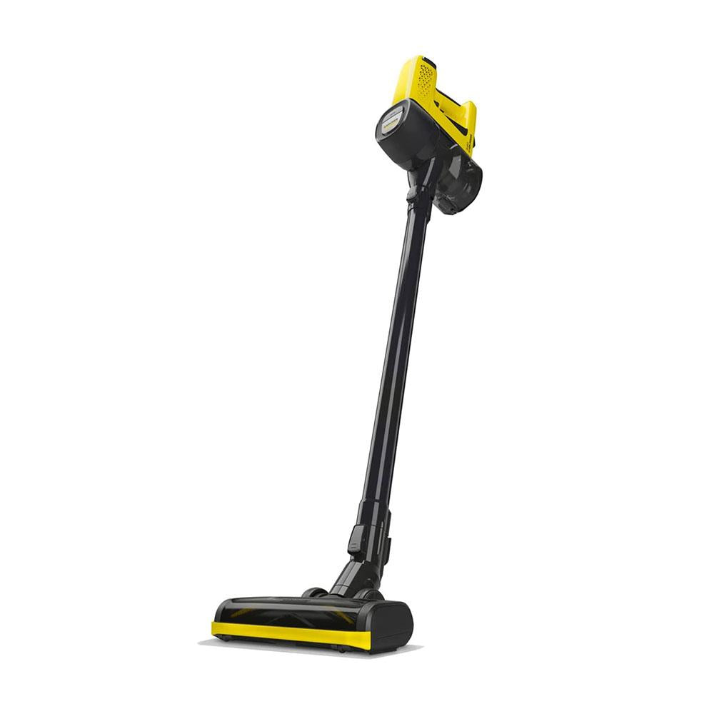 Karcher VC4 Cordless Stick Vacuum Cleaner 21.6V Battery 140W 650ml 240V - Yellow/Black