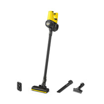 Karcher VC4 Cordless Stick Vacuum Cleaner 21.6V Battery 140W 650ml 240V - Yellow/Black