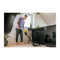 Karcher VC4 Cordless Stick Vacuum Cleaner 21.6V Battery 140W 650ml 240V - Yellow/Black