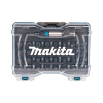 Makita Impact Driver Impact Screwdriver Bit Set + Holder 33 Piece Black - Black