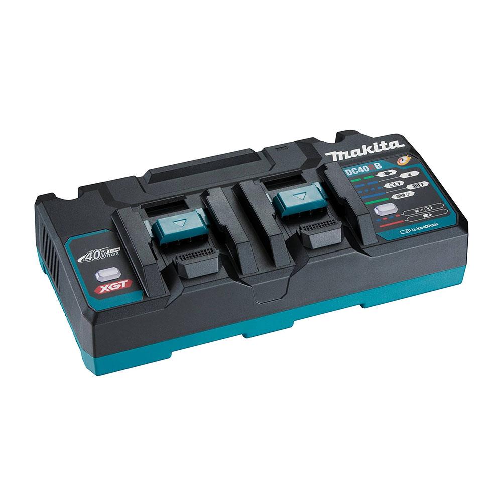 Makita 191N14-5 40V Max Li-ion XGT Twin Port Charger - Black Main image
