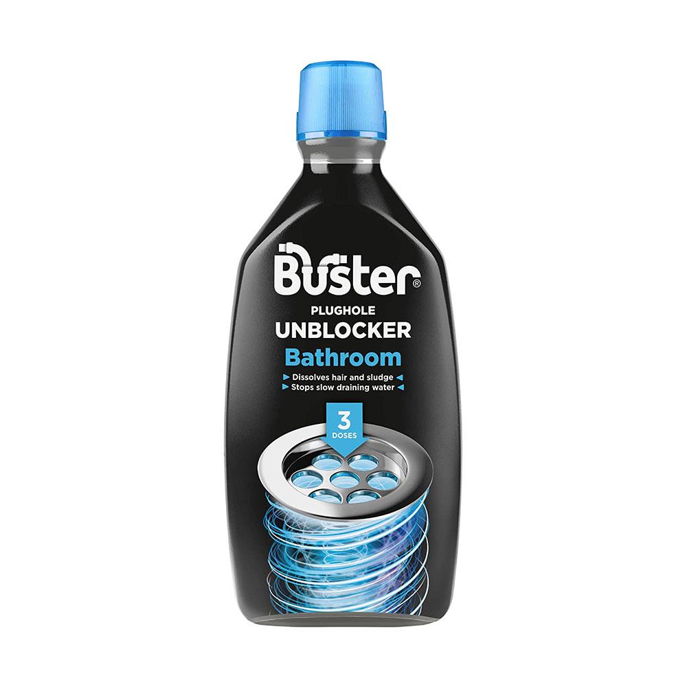 Buster Bathroom Plughole Unblocker 3 Doses 900ml