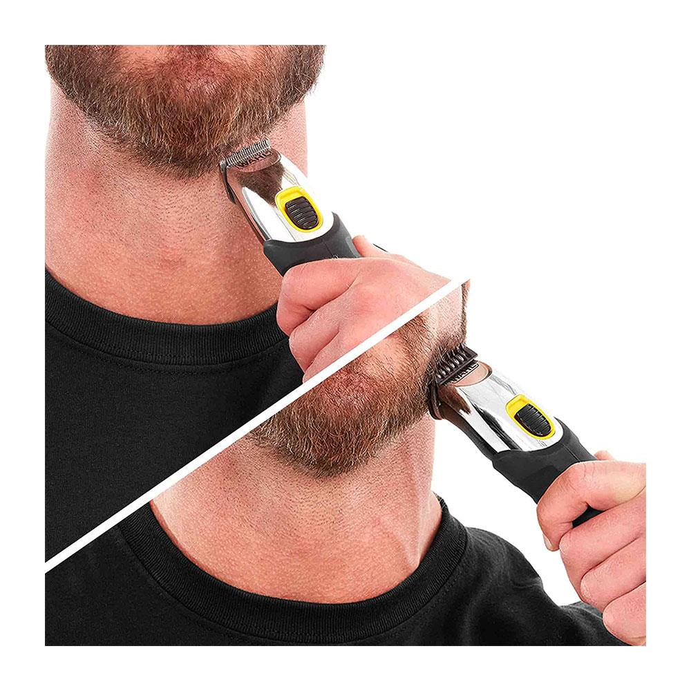 Wahl Extreme Grip Men's Beard And Stubble Trimmer Cordless Male Grooming Set - Black