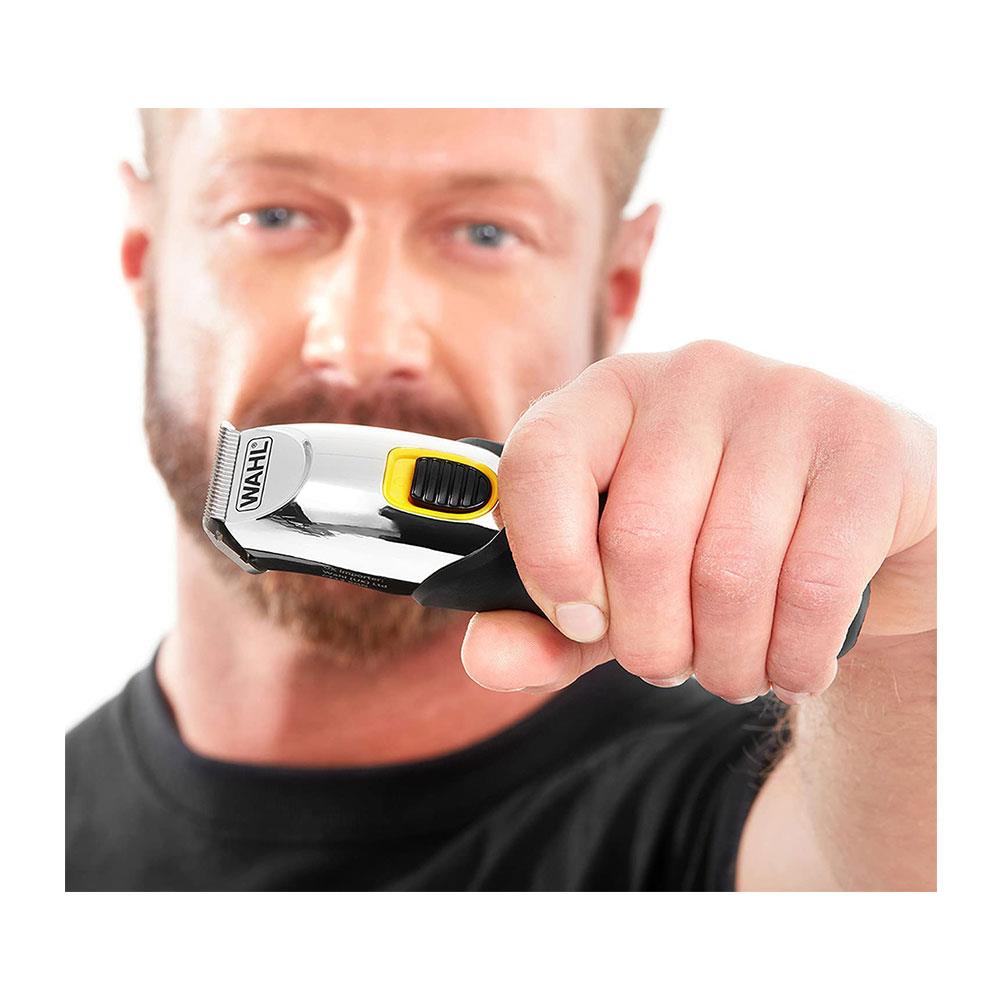 Wahl Extreme Grip Men's Beard And Stubble Trimmer Cordless Male Grooming Set - Black