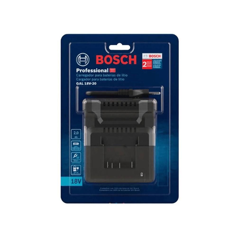 Bosch 18V GAL 18V-20 Compact Battery Charger - Black