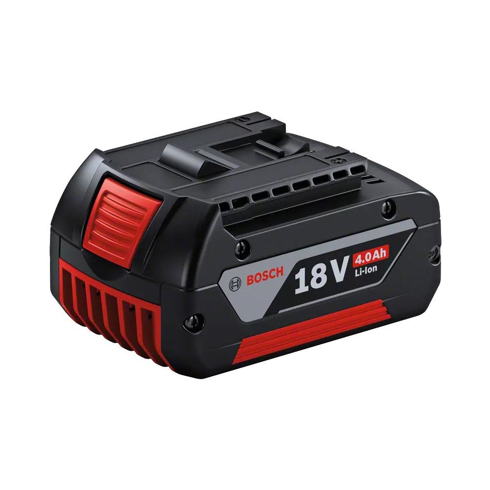 Bosch 18V 4.0Ah Lithium Ion Slide Battery COOLPACK Technology - Black
