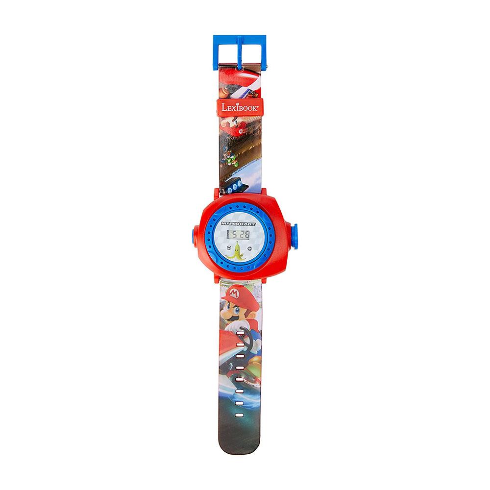 Lexibook Super Mario Children Projection Watch With 20 Images - Red And Blue