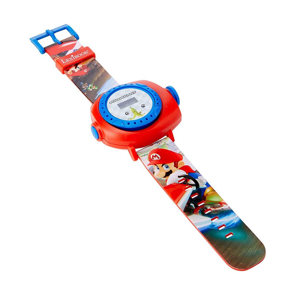 Lexibook Super Mario Children Projection Watch With 20 Images - Red And Blue
