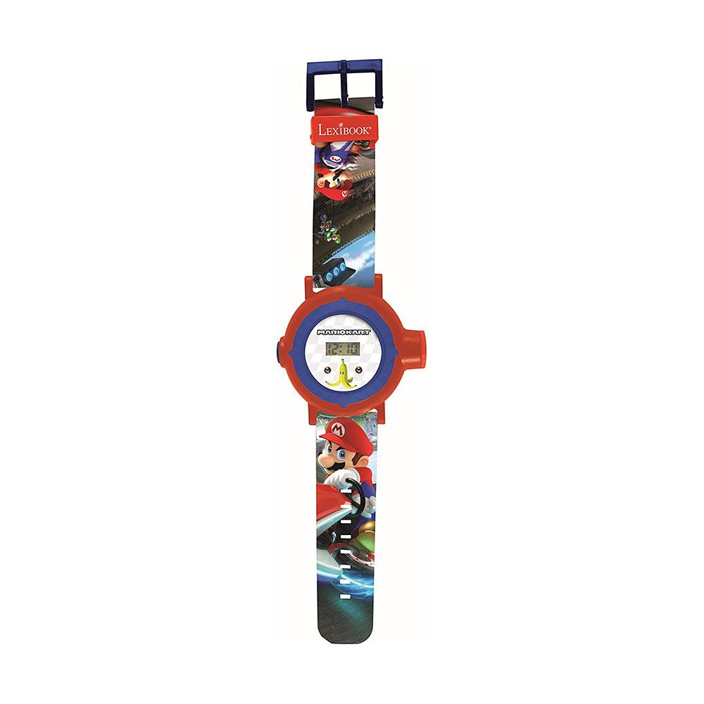 Lexibook Super Mario Children Projection Watch With 20 Images - Red And Blue