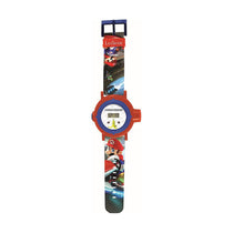 Lexibook Super Mario Children Projection Watch With 20 Images - Red And Blue