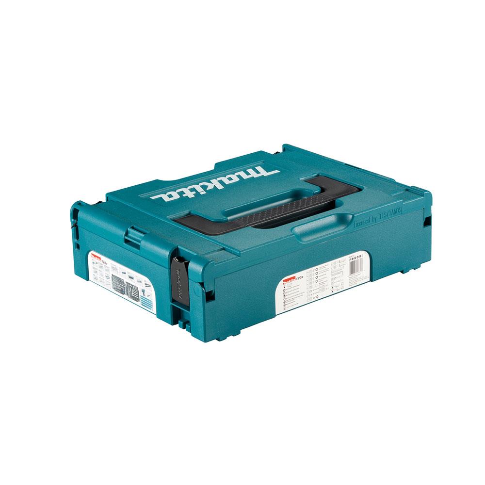 Makita General Maintenance Hand Tools Kit Spanner Socket Screwdriver Set In Makpac Case - 120 Piece