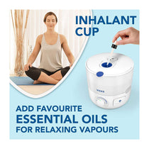 Vicks Top Fill Cool Mist Ultrasonic Humidifier For Easy Breathing With VapoPads 2.2 Litres - White