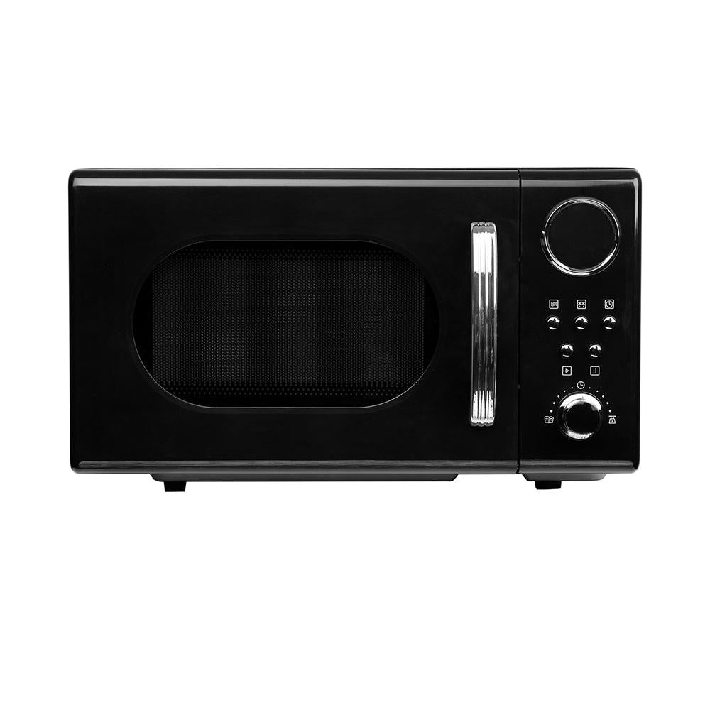 SIA Retro Freestanding Microwave 700W 20 Litres - Black Main image