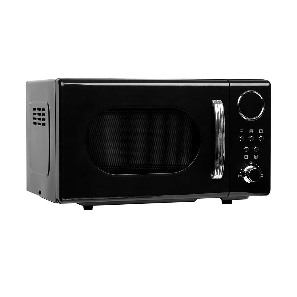 SIA Retro Freestanding Microwave 700W 20 Litres - Black Secondary image
