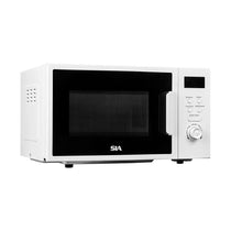 SIA Digital Freestanding Microwave 5 Power Levels 700W 20 Litres - White