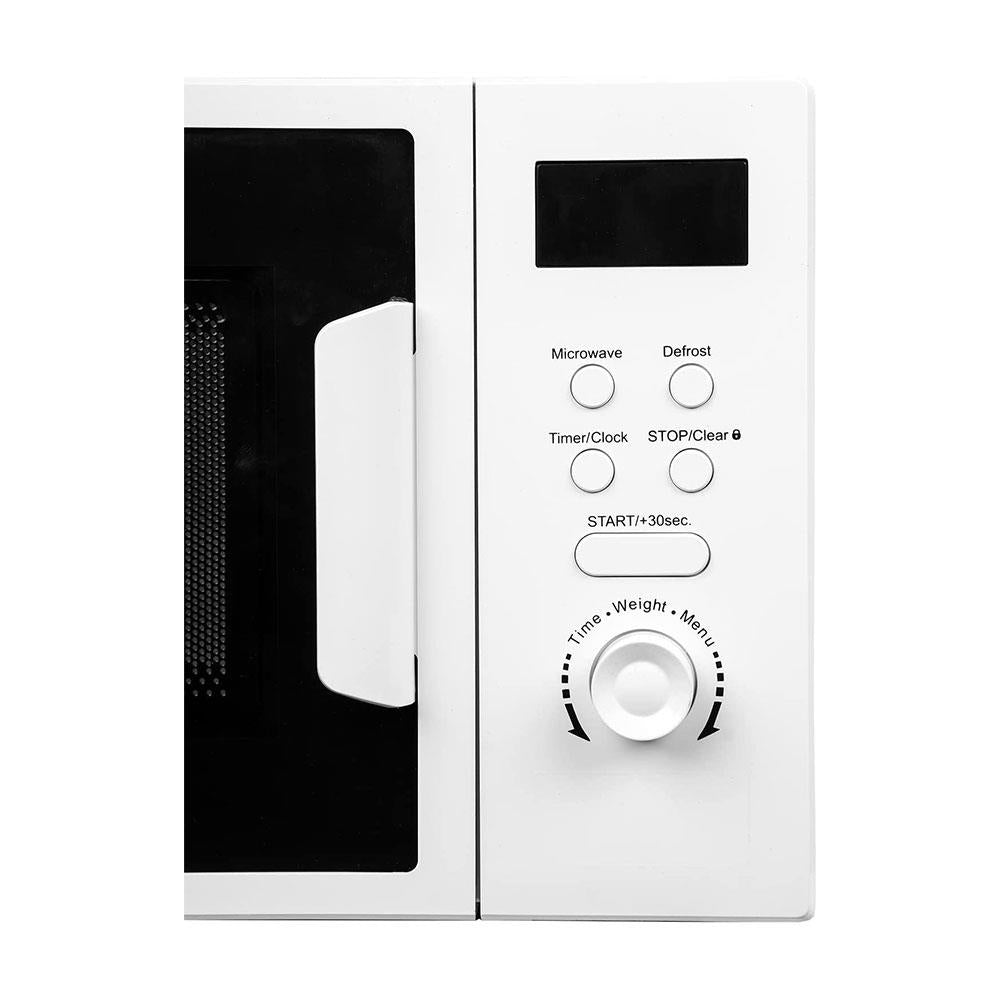 SIA Digital Freestanding Microwave 5 Power Levels 700W 20 Litres - White