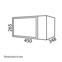 SIA Digital Freestanding Microwave 5 Power Levels 700W 20 Liters - Silver
