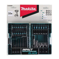 Makita Impact Screwdriver Bit Sets 33 Piece - Black