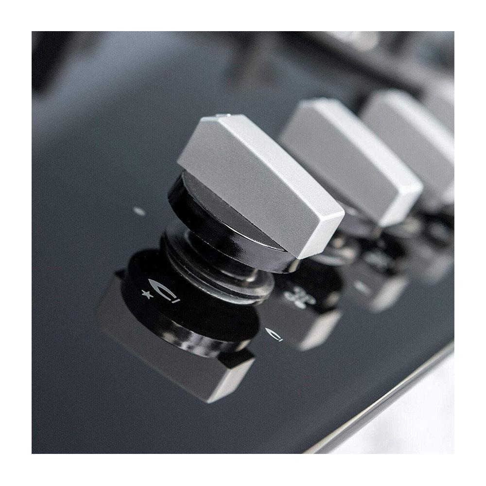 SIA 5 Burner Gas On Glass Hob With Cast Iron Pan Stands And Burner Caps 70cm - Black