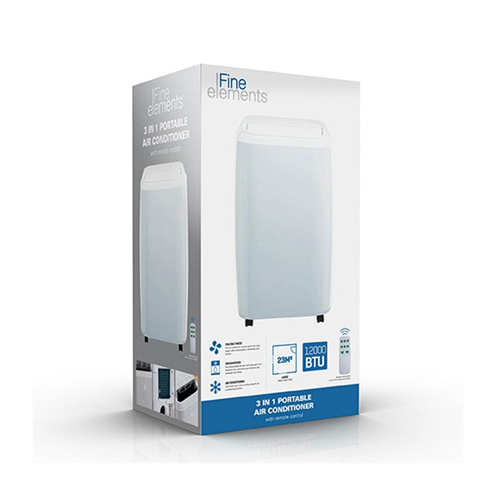 Air Conditioning  unit 12000BTU 3 In 1 Portable Air Conditioner With Remote Control  Air Con - White