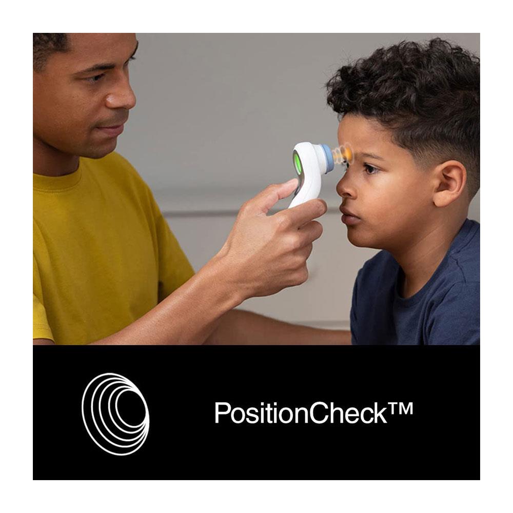 Braun No Touch + Forehead Thermometer With PositionCheck Guidance - White