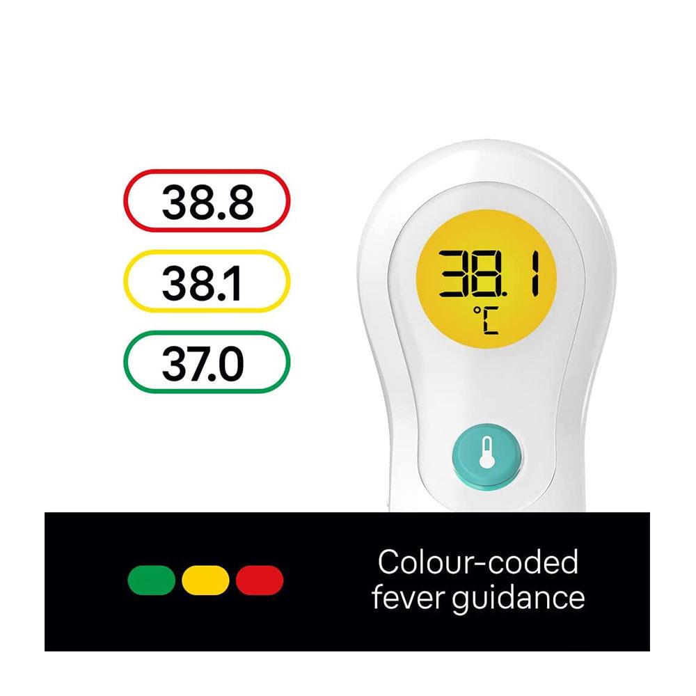 Braun No Touch + Forehead Thermometer With PositionCheck Guidance - White