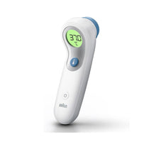 Braun No Touch + Forehead Thermometer With PositionCheck Guidance - White