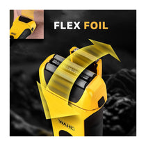 Wahl Lifeproof Wet/Dry Foil Shaver Dual Head Ear And Nose Trimmer Anti-Shock Fully Washable  - Yellow/Black