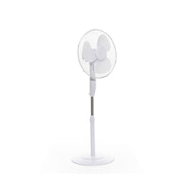 Daewoo 16 Inch Oscillating Pedestal Fan With 3 Speed Settings Adjustable Height - White -COL1648