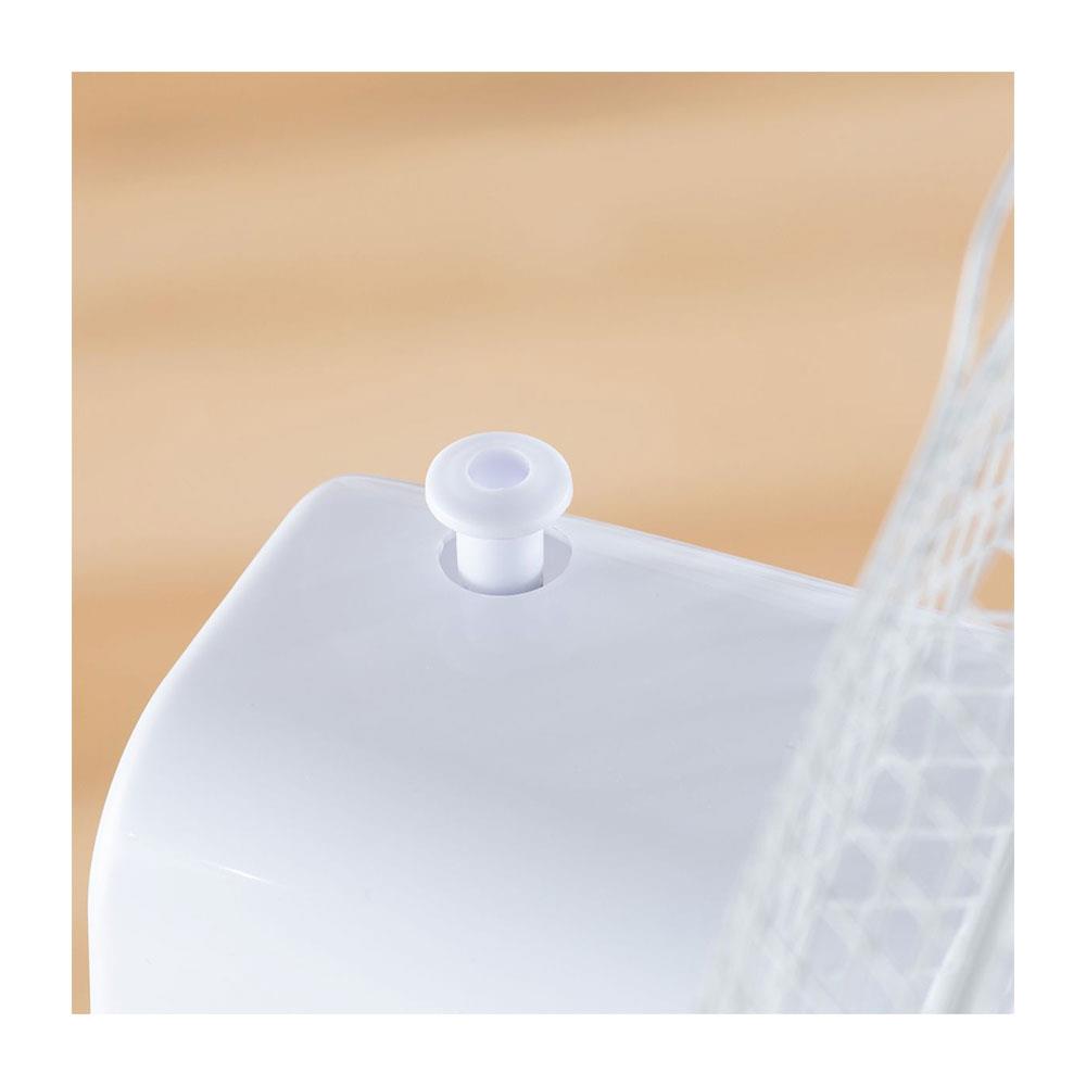 Daewoo 16 Inch Oscillating Pedestal Fan With 3 Speed Settings Adjustable Height - White -COL1648