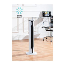 Daewoo 36 Inch Slimline Tower Fan Instant Cool Air With 3 Speed Settings Oscillation - White/Black