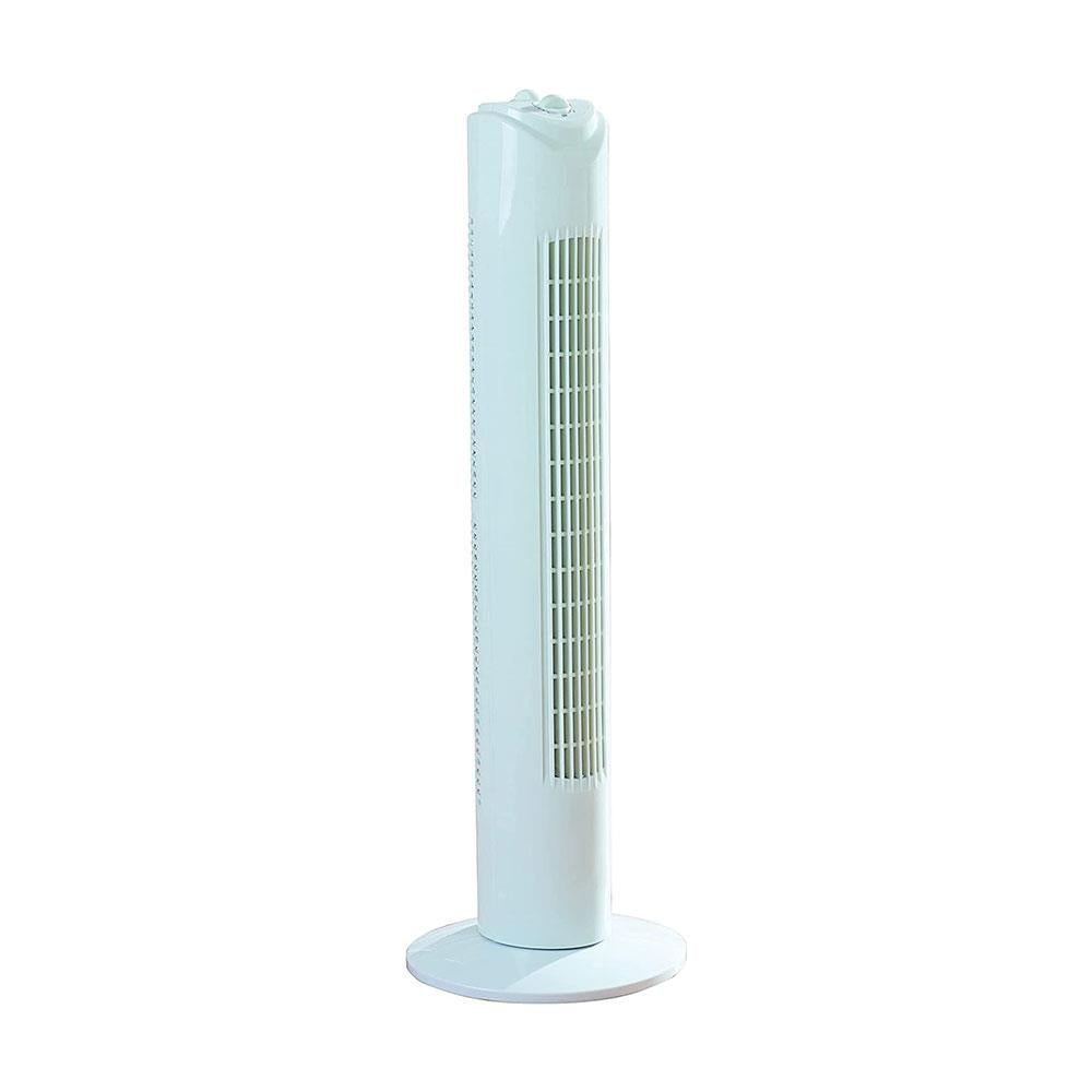 Daewoo 32 Inch Slimline Tower Fan Instant Cool Air With 3 Speed Settings Oscillation - White Main image