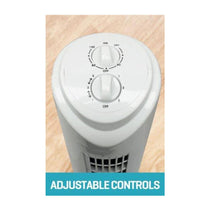 Daewoo 32 Inch Slimline Tower Fan Instant Cool Air With 3 Speed Settings Oscillation - White