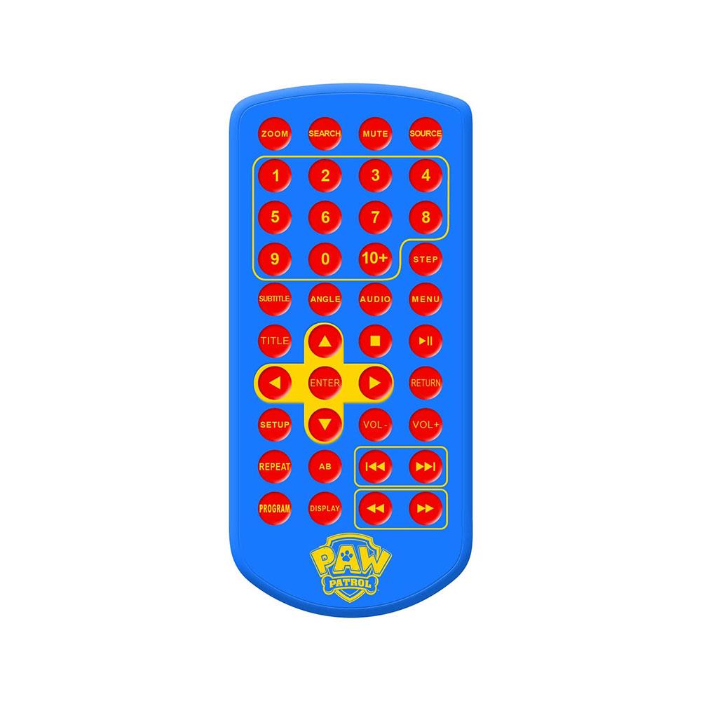 Lexibook Paw Patrol Portable DVD Player With Car Adaptor And Remote - Multicolour