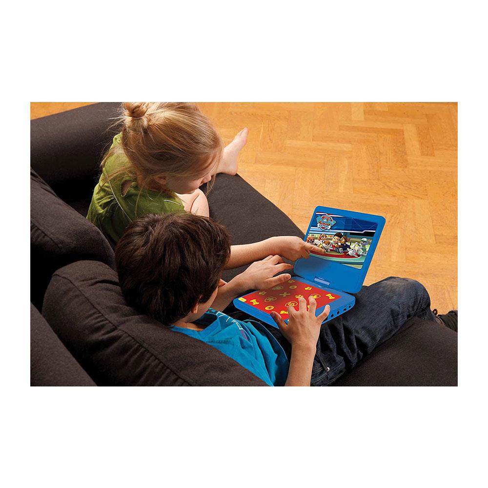 Lexibook Paw Patrol Portable DVD Player With Car Adaptor And Remote - Multicolour