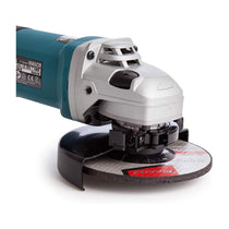 Makita 125mm Angle Grinder 240V With Anti-Restart Function 1400W - Blue/Black