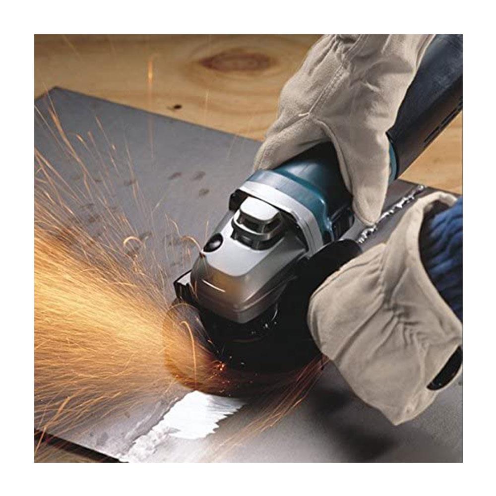 Makita 125mm Angle Grinder 240V With Anti-Restart Function 1400W - Blue/Black