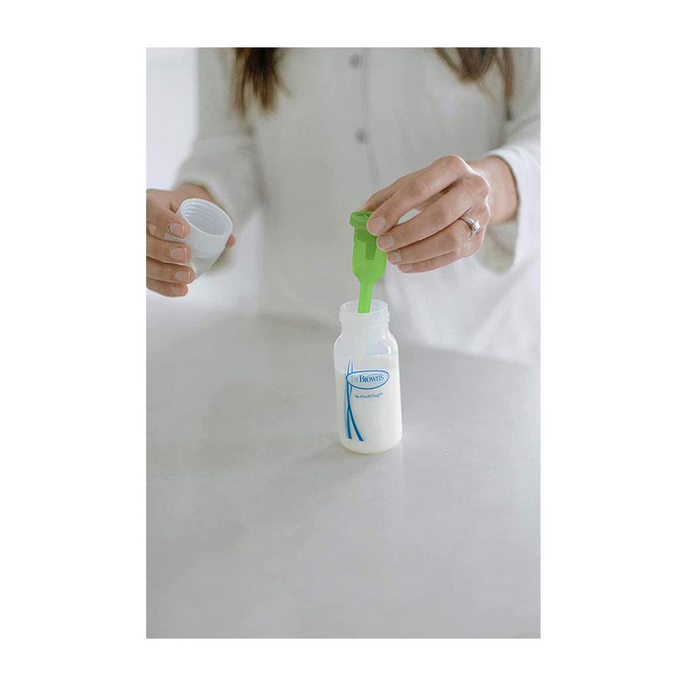 Dr Brown Options+ Anti-Colic Baby Feeding Bottle With Level 1 Teat Narrow Neck 120ml - 1 Pack