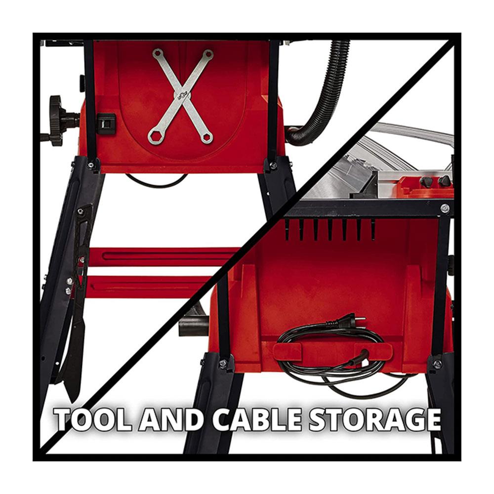 Einhell TC-TS 2025/2 U Table Saw Bench Type Circular Saw With Height/Angle Adjustment 2000W - Red