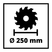Einhell TC-TS 2025/2 U Table Saw Bench Type Circular Saw With Height/Angle Adjustment 2000W - Red