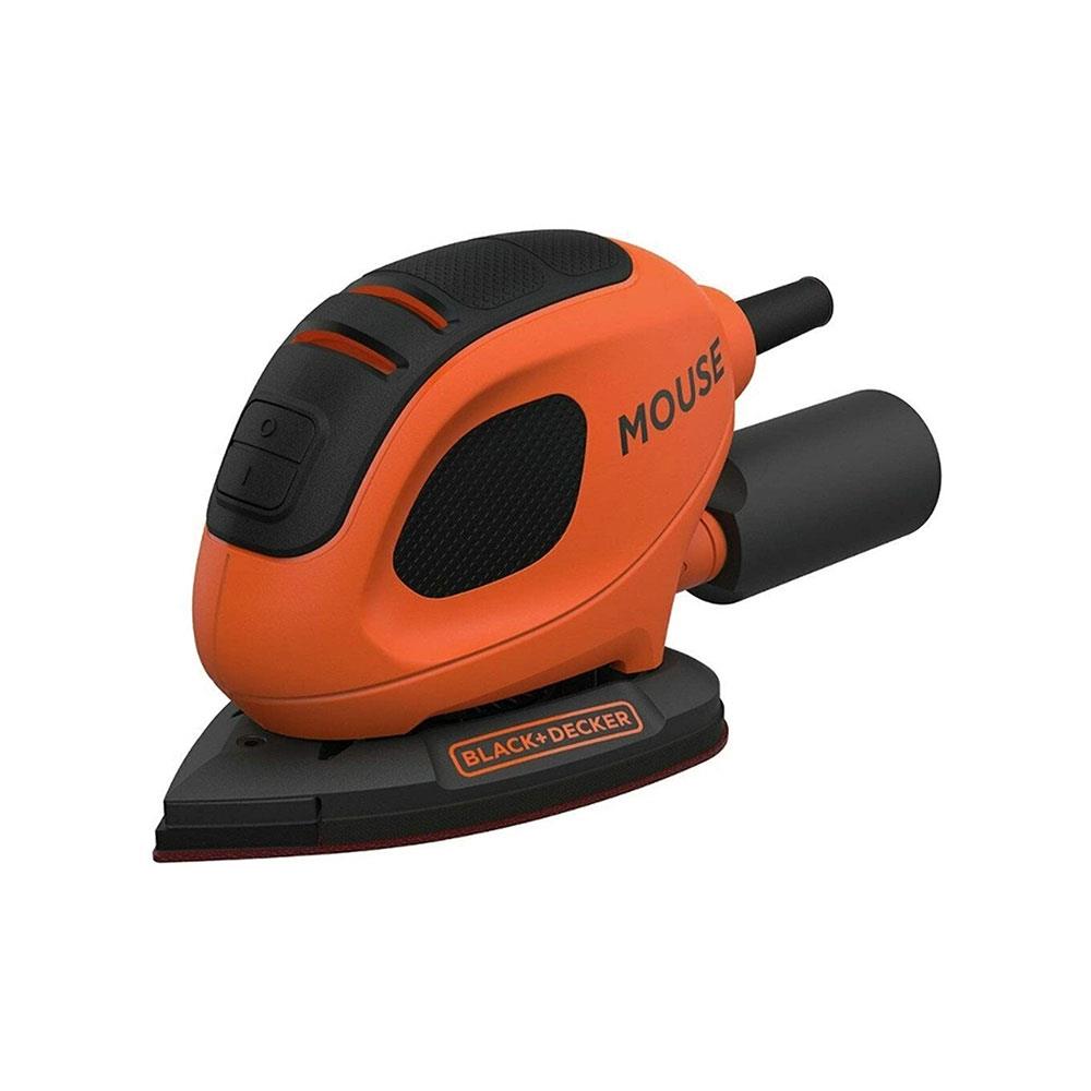 Black & Decker Mouse Detail Sander 55W With 10 Accessories In Softbag - Orange/Black