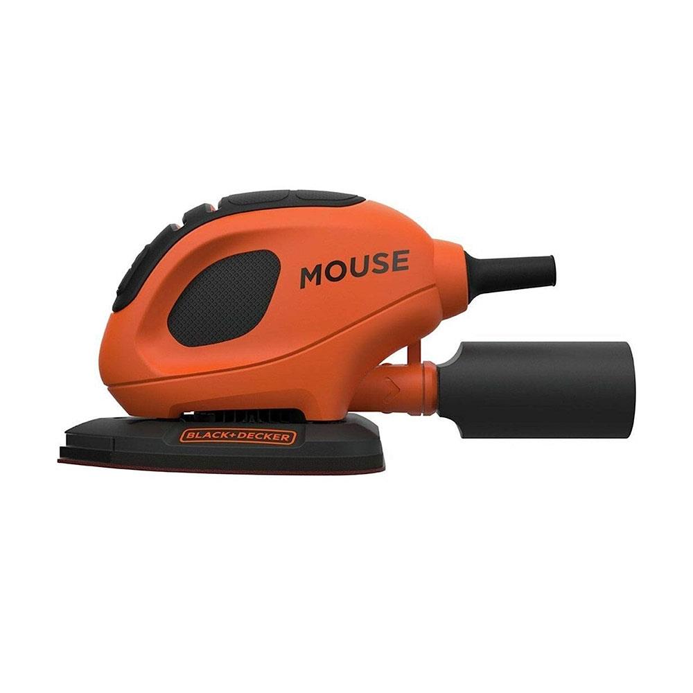 Black & Decker Mouse Detail Sander 55W With 10 Accessories In Softbag - Orange/Black
