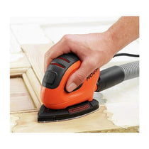 Black & Decker Mouse Detail Sander 55W With 10 Accessories In Softbag - Orange/Black