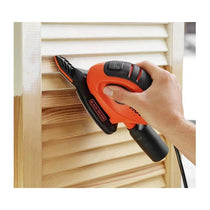Black & Decker Mouse Detail Sander 55W With 10 Accessories In Softbag - Orange/Black