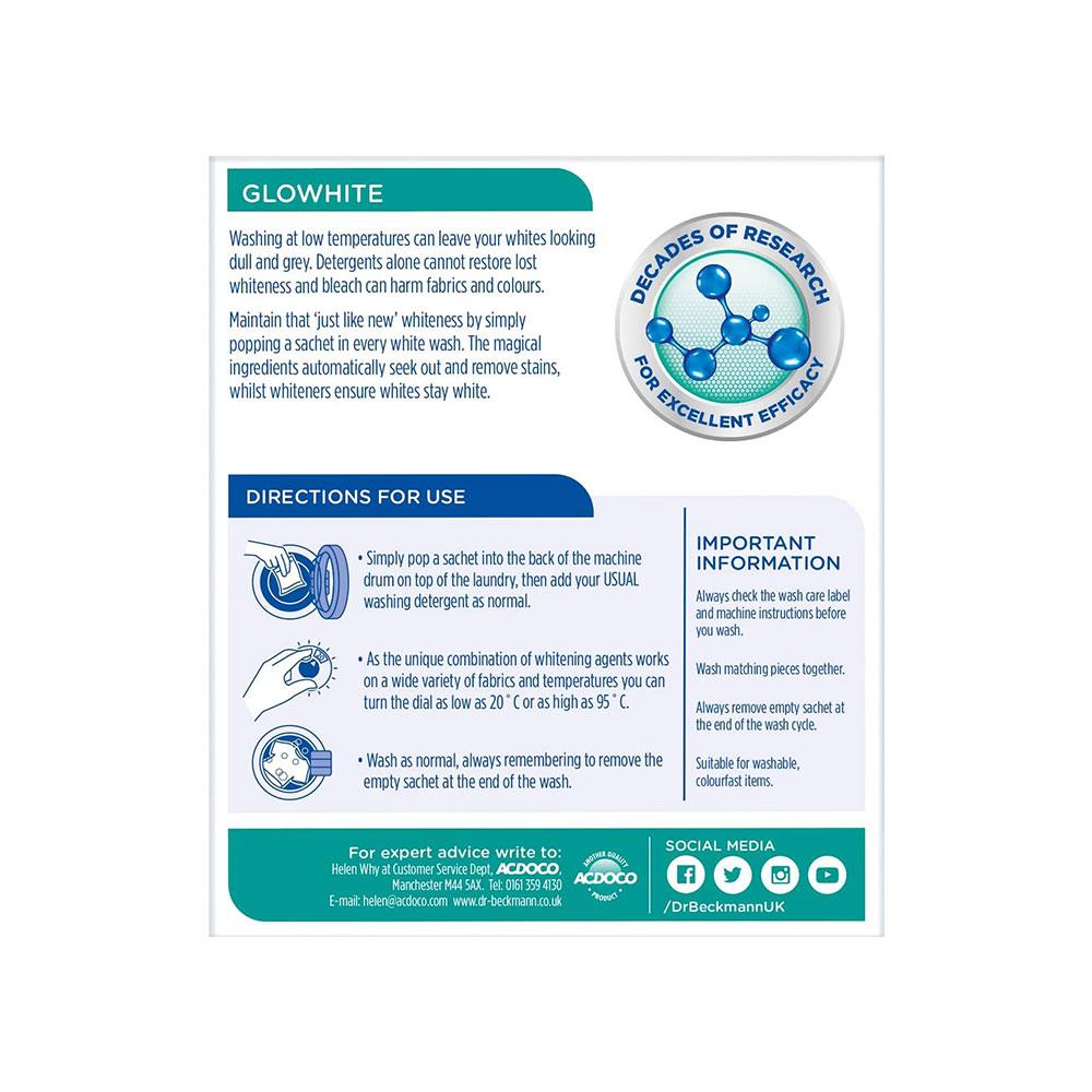 Dr Beckmann Glowhite - 5 x 40g Sachets
